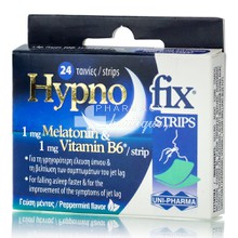 Uni-Pharma Hypno Fix Strips - Αϋπνία, 24 strips