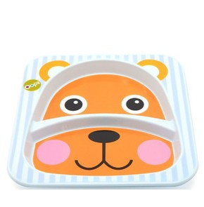 Oops Weaning Plate with Compartments 6+ with Bear,