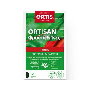 Ortis Ortisan Forte Fruits & Fibres, 12Tabs