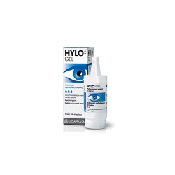 Ursapharm Hylo Gel Lubricating Eye Drops With Hyaluronic Acid Against Dry Eye (300 drops) 10ml 