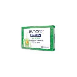 Almora Plus Reflux No Burn Dietary Supplement For Gastroesophageal Mucosal Acidity & Reflux 30 Chewable Tablets