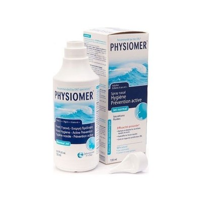 PHYSIOMER Jet Normal Isotonic Nasal Solution 135ml From 6 Years