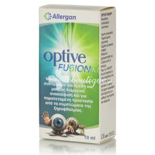 Allergan Optive Fusion Eye Drops - Σταγόνες για τη Ξηροφθαλμία, 10ml