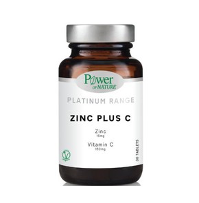 Power of Nature Platinum Range Zinc Plus C (Zn 16m