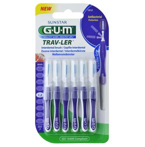 Gum Trav-ler Interdental Brush 12mm, 6pcs