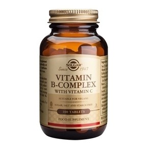 Solgar B-Complex with Vitamin C, 100tabs