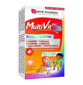 Forte Pharma MultiVit Kids, 30 tablets to crunch