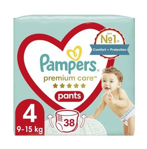Pampers Premium Care Pants Size 4 (9-15kg) - 38 pc