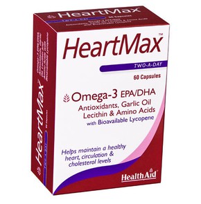 Health Aid HeartMax Omega-3 EPADHA Antioxidants Ga