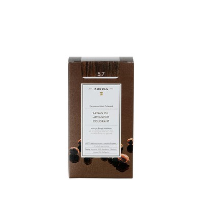 KORRES Argan Oil Advanced Colorant Βαφή Μαλλιών Chocolate 5.7 50ml