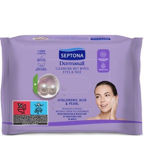 1+1 FREE Septona Dermasoft Cleansing Wet Wipes Eye