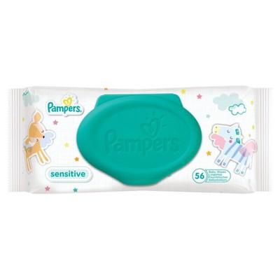 Pampers Baby Wipes Sensitive x56