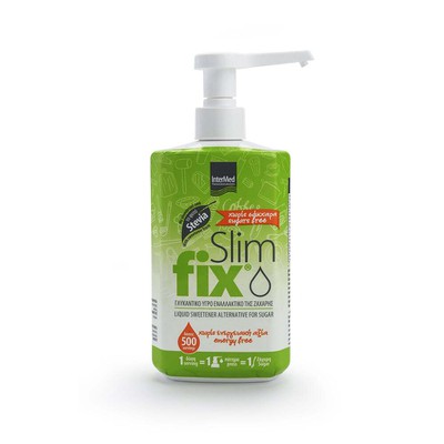 SLIM FIX Stevia Υγρό Γλυκαντικό Mε Στέβια 500g