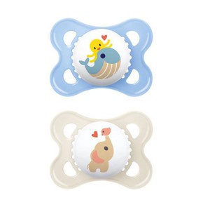 MAM Original Silicone Soother 2-6 Months for Boy, 