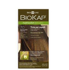 Biokap Permanent Hair Colors Delicato 7.0 Natural 