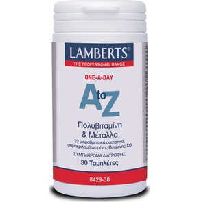 Lamberts A to Z Multivitamins Πολυβιταμίνη, 30tabs
