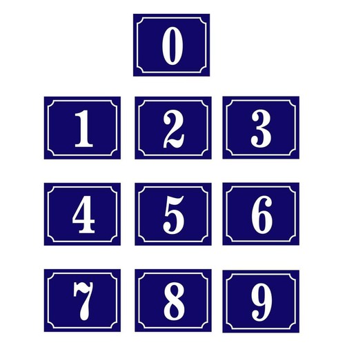 Leter Ngjitese 11x9cm Numbers