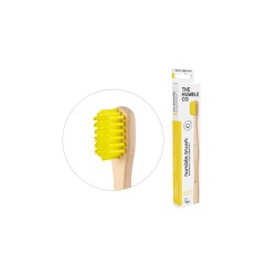 The Humble Co. Toothbrush Bamboo Adult Sensitive Yellow Κίτρινο Οδοντόβουρτσα Ενηλίκων Για Ευαίσθητα Δόντια & Ούλα 1 τεμάχιο