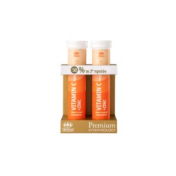 Kaiser Premium Promo (-50% Στο 2ο Προϊόν) Vitaminology Vitamin C 1000mg & Zinc Συμπλήρωμα Διατροφής Για Το Ανοσοποιητικό 2x20 ταμπλέτες