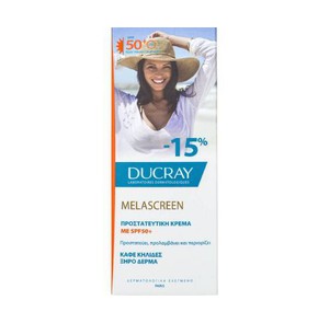 Ducray Melascreen UV Rich Creme Spf50+ Dry Touch, 