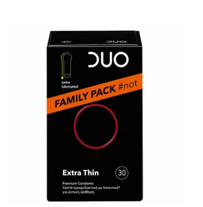 Duo Extra Thin Condoms for Protection & Enjoyment,