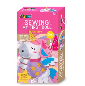 Avenirkids DIY Sewing my First Doll Unicorn 6+, 1p