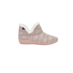 Scholl Creamy Bootie Dusty Pink Women's Winter Slippers Pink No.41 1 pair