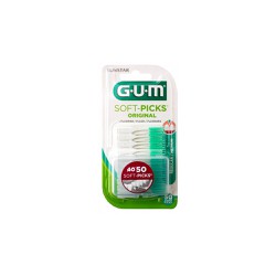 Gum Soft Picks Regular Medium Disposable Interdental Brush 50 pieces