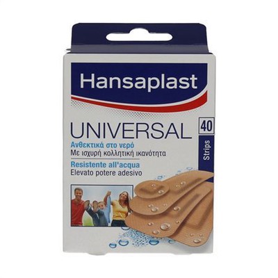 Hansaplast Universal Επιθέματα Ανθεκτικά στο Νερό, 40τμχ