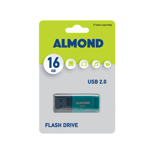 ALMOND FLASH DRIVE USB 16GB PRIME ΜΠΛΕ