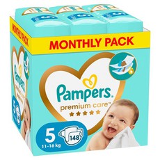 Pampers MONTHLY PACK Premium Care Μέγεθος 5 (11-16