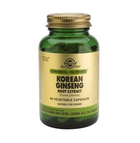 Solgar Korean Ginseng Root Extract 60 Vegetable Ca