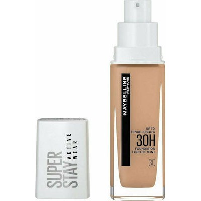 MAYBELLINE Super Stay 30H Foundation Υγρό Make Up Για Τέλεια Κάλυψη Έως & 30 Ώρες - Sand No.30 30ml