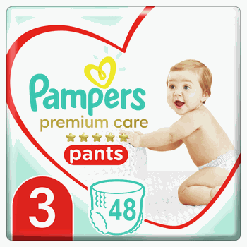 PAMPERS PREMIUM PANTS NO.3   48TMX