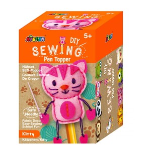 Avenirkids DIY Sewing Kitty Pen Topper 5+, 1pc