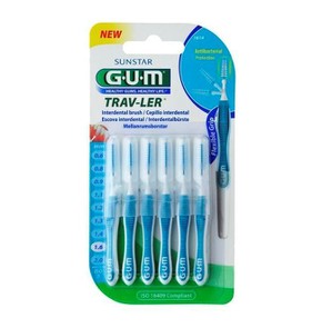 Gum Trav-ler Interdental Brush 1.6mm 1614 ,6pcs