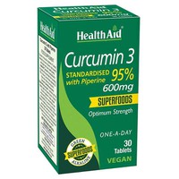 Health Aid Curcumin-3 600mg 30 Tαμπλέτες - Συμπλήρ