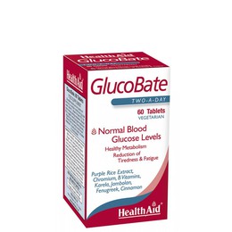 Health Aid GlucoΒate Συμπλήρωμα Διατροφής για Ρύθμιση Γλυκόζης 60 tabs.