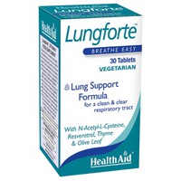 Health Aid Lungforte Breathe Easy 30 Ταμπλέτες - Σ