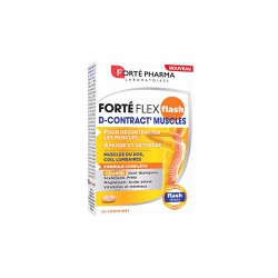 Forte Pharma Forte Flex Flash D-Contract Muscles Φόρμουλα Για Μυϊκούς Πόνους 20 ταμπλέτες