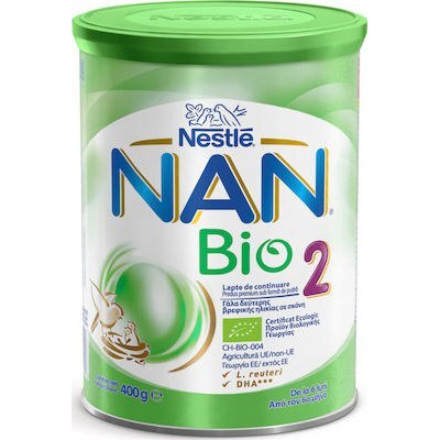 NAN Bio 2-Βιολογικό Γάλα 2ης Βρεφικής Ηλικίας Από Τον 6ο Μήνα, 400gr