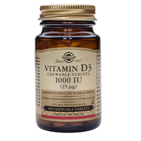 Solgar Vitamin D3 1000iu Chewable 100 Μασώμενες Τα