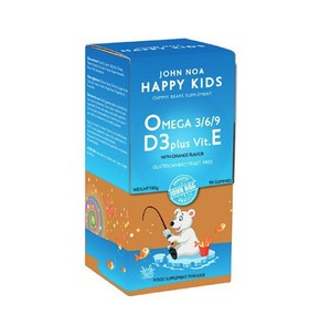 John Noa Happy Kids Omega 3-6-9 με Γεύση Πορτοκάλι