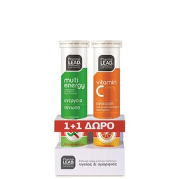 Pharmalead Promo 1+1 Multi Energy & Vitamin C 1000mg, 2x20eff.tabs