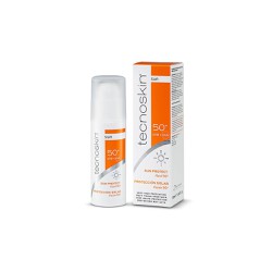 Tecnoskin Sun Protect Fluid SPF50+ Sunscreen Face Cream For Oily & Acne-Prone Skins 50ml