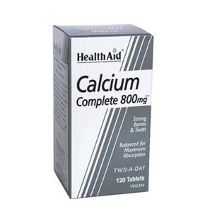 Health Aid Calcium 800mg Complete-Balanced 120 Tab