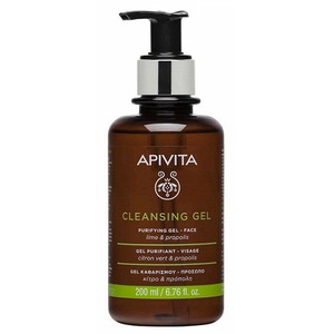 APIVITA Purifying gel καθαρισμού με πρόπολη & lime