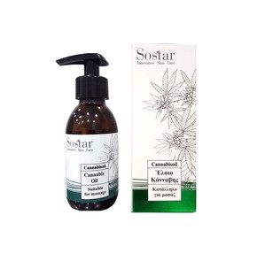 Sostar Cannabisoil Hemp Oil Suitable for Massage, 