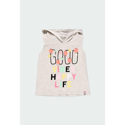 Boboli Knit Hooded T-Shirt For Girl(424167)