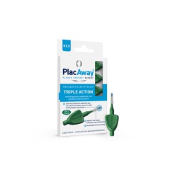 Plac Away Triple Action Interdental Brushes 0.8mm ISO 5 Green 6 pieces